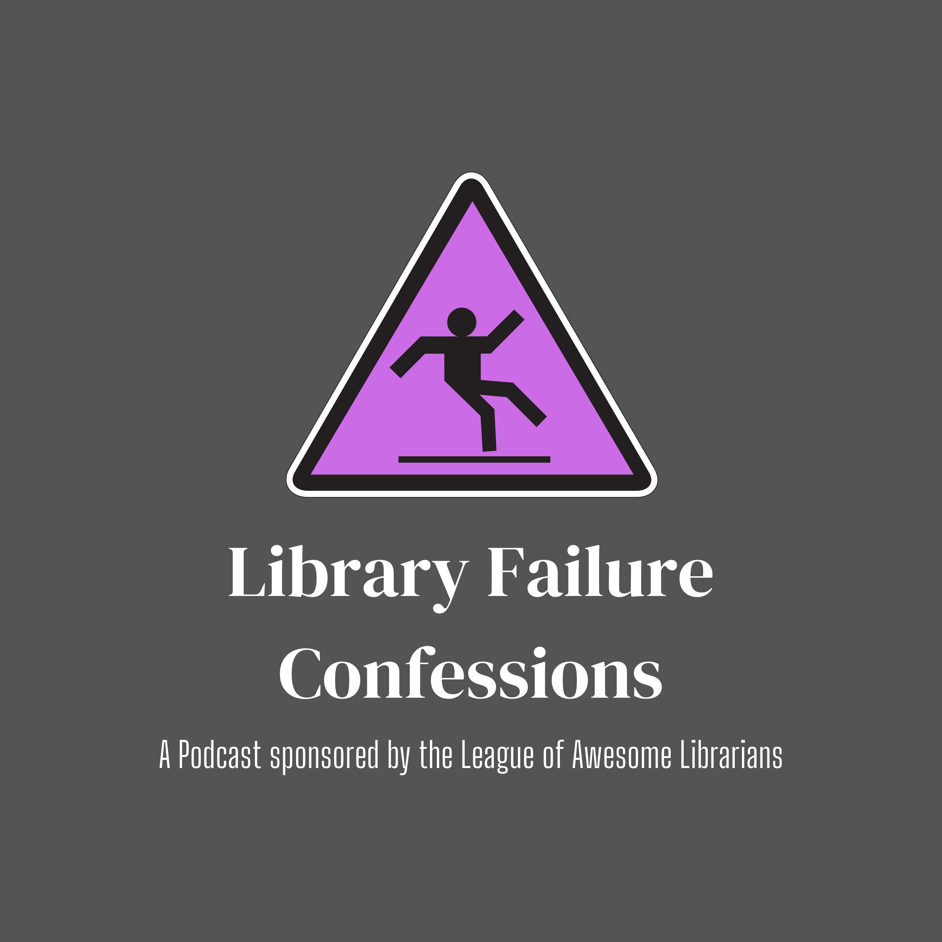 Logo for the podcast Library Failure Confessions